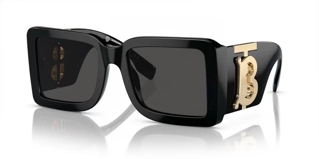Burberry Oversized Gold Lens Sunglasses for Men & Women