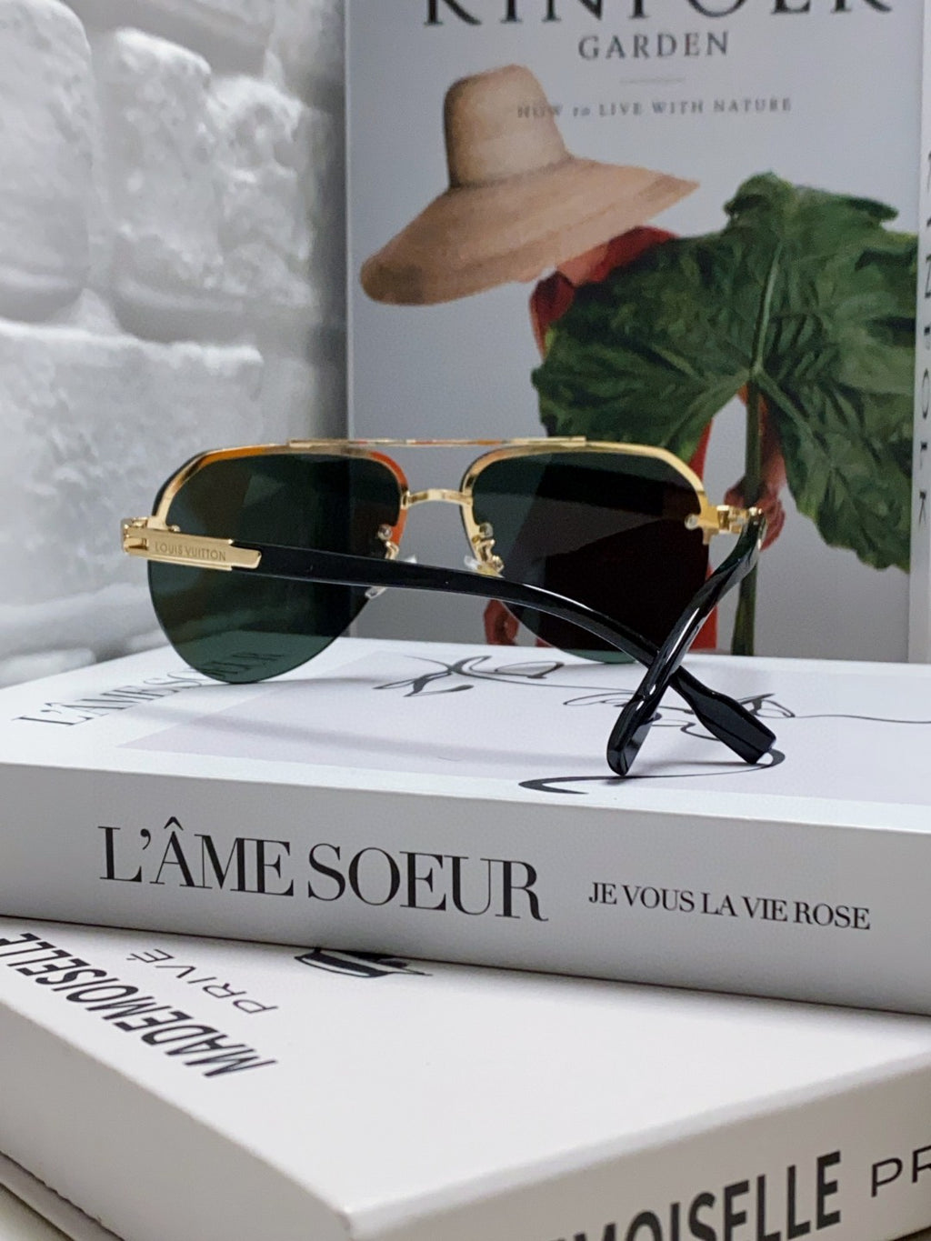 Louis Vuitton Metal Aviator Gray Lens Sunglasses for Men & Women - 448545 - detail image 2