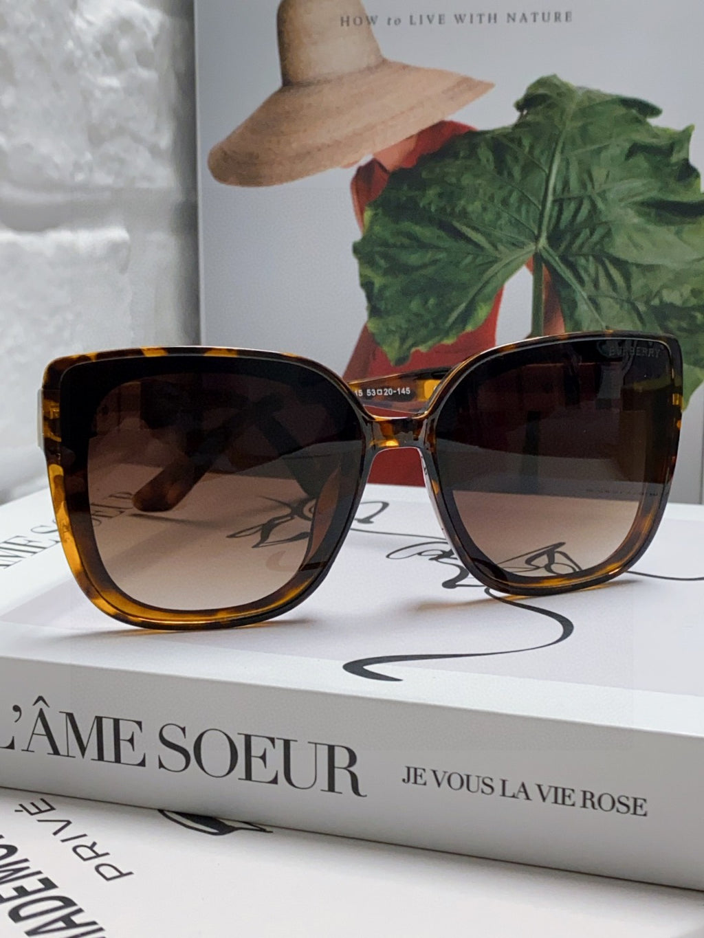 Burberry Oversized Black Lens Sunglasses for Men & Women - 432432