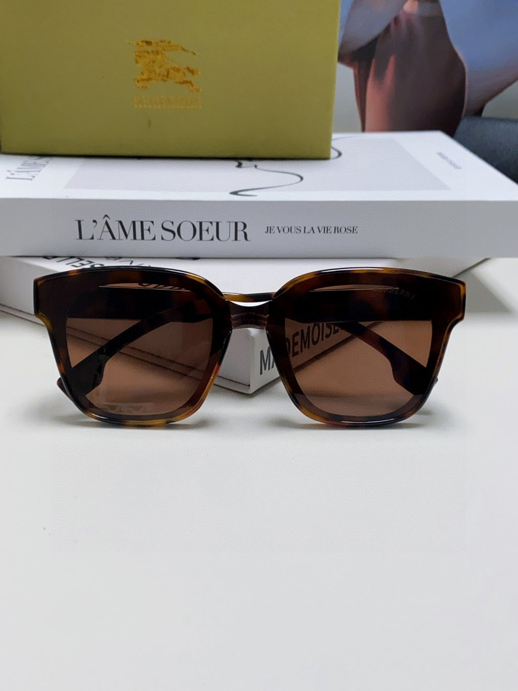 Burberry BE5446 Fashion Red Lens Sunglasses for Men & Women - 432434 - detail image 6
