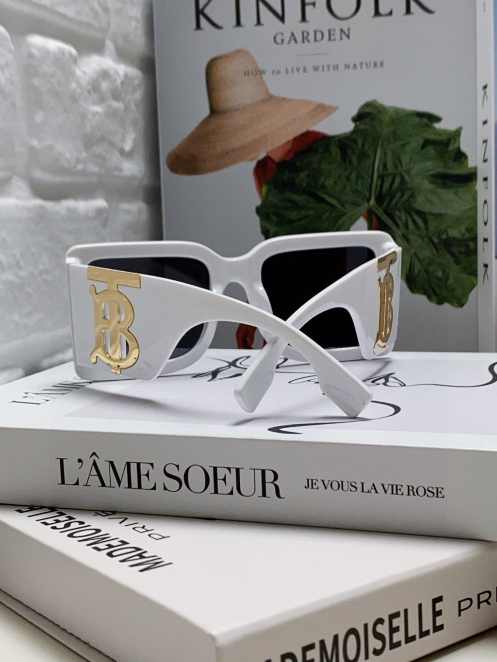 Burberry Oversized Blue Lens Sunglasses for Men & Women - detail image 2