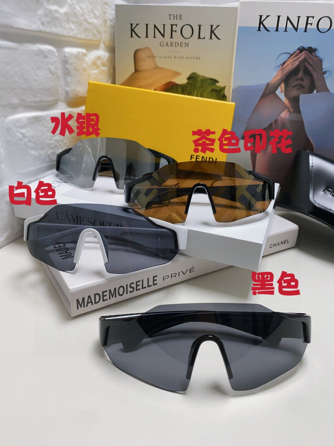 Fendi Oversized Brown Lens Sunglasses for Men & Women - detail image 8