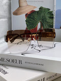 Fendi Polarized Square Brown Lens Sunglasses for Women