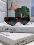 Fendi Metal Cat-Eye Gray Lens Sunglasses for Women