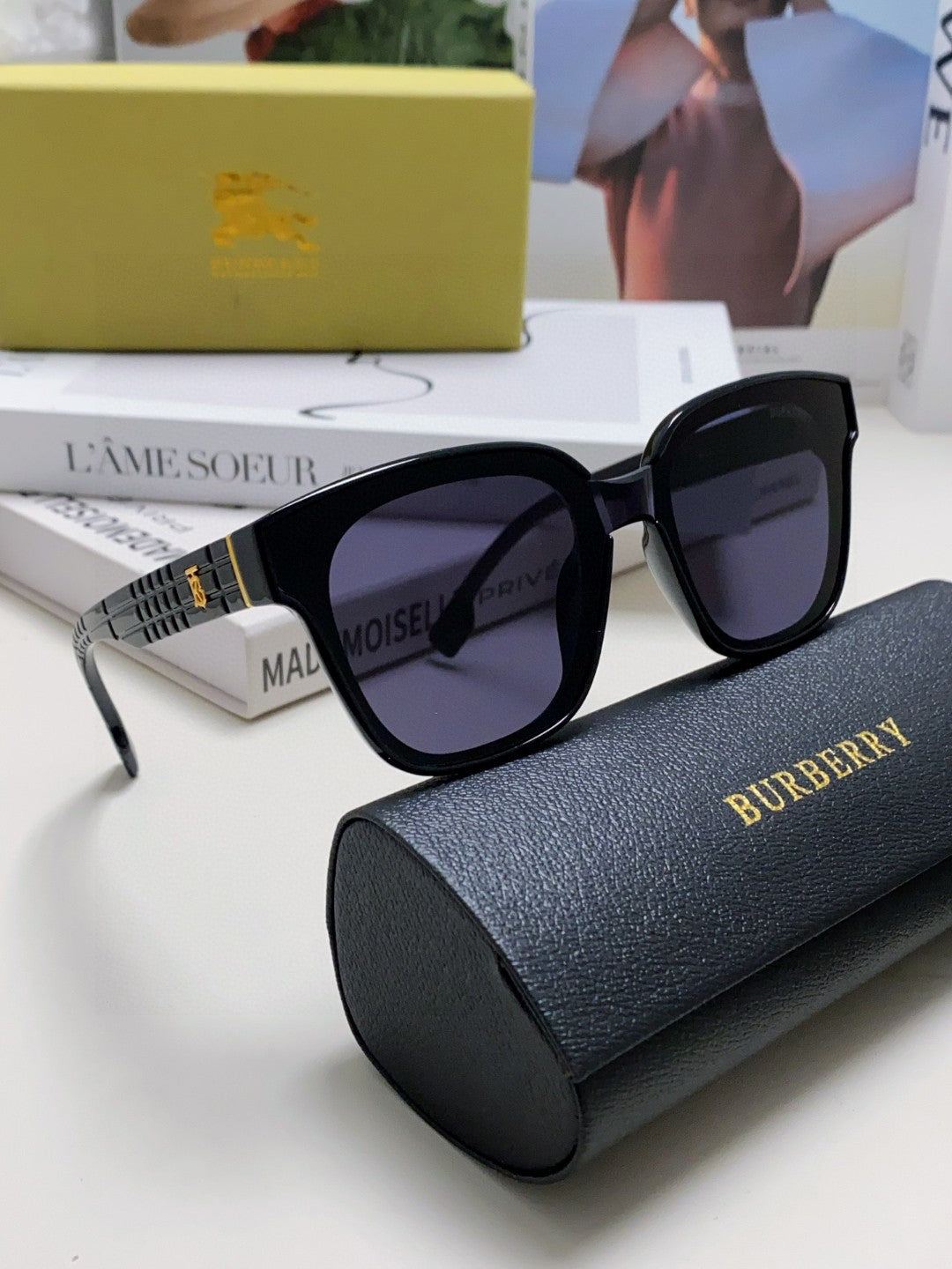 Burberry BE5446 Fashion Blue Lens Sunglasses for Men & Women - 449613 - detail image 6