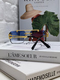 Cartier Lightweight Rimless Silver Lens Sunglasses for Men & Women - 449450