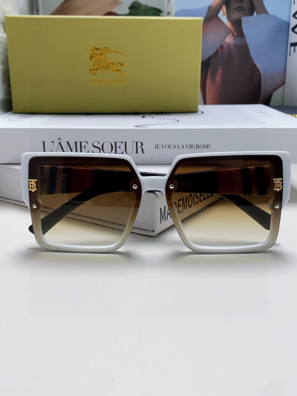 Burberry Oversized Brown Lens Sunglasses for Women - 416063 - detail image 6