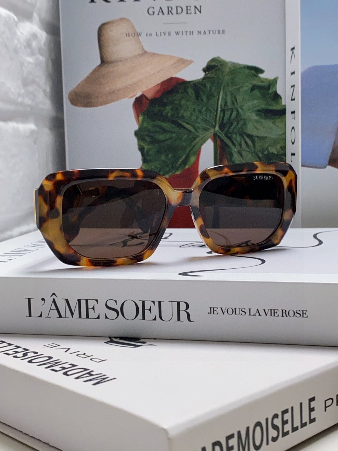 Burberry Rectangular Gray Lens Sunglasses for Men & Women - 416067