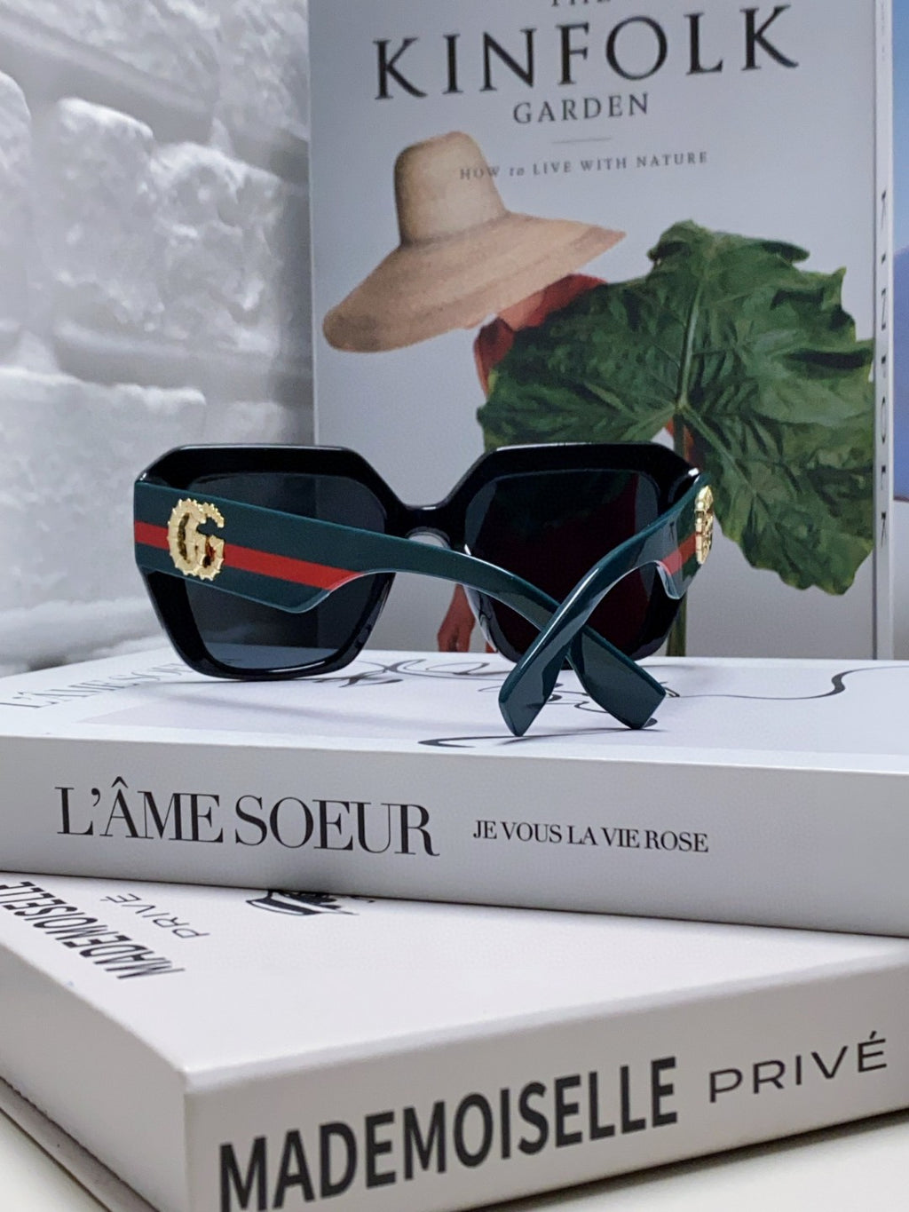 Gucci Polarized Square Blue Lens Sunglasses for Men & Women - detail image 2