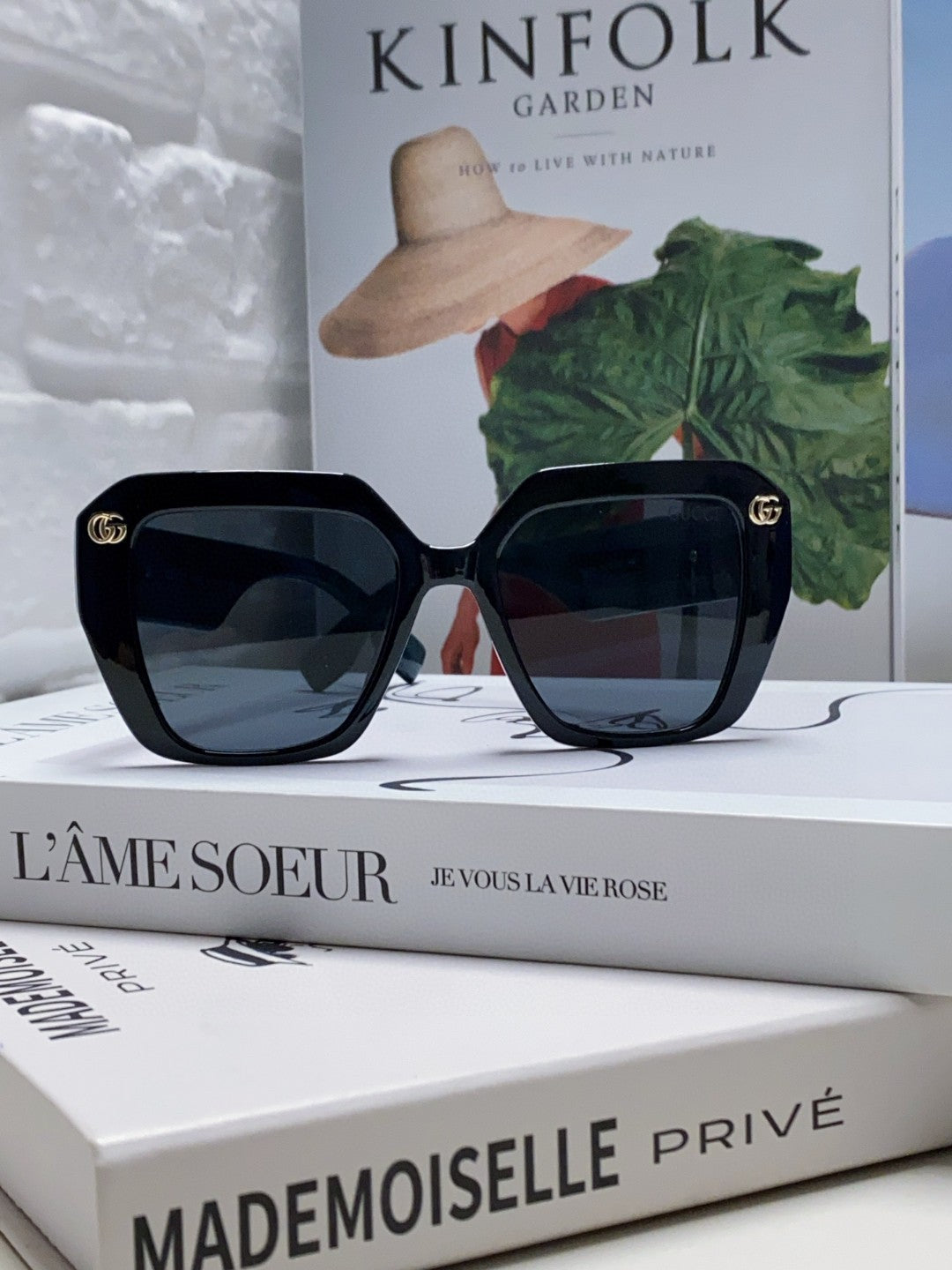 Gucci Polarized Square Blue Lens Sunglasses for Men & Women