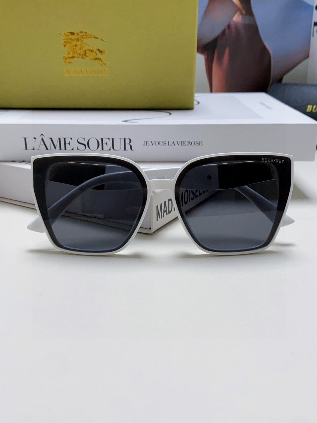 Burberry Fashion Blue Lens Sunglasses for Men & Women - 449614 - detail image 6