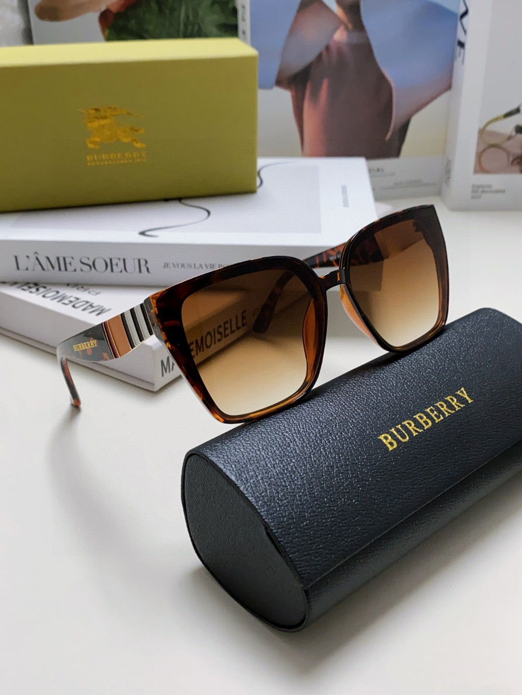 Burberry Fashion Brown Lens Sunglasses for Men & Women - 449615 - detail image 6