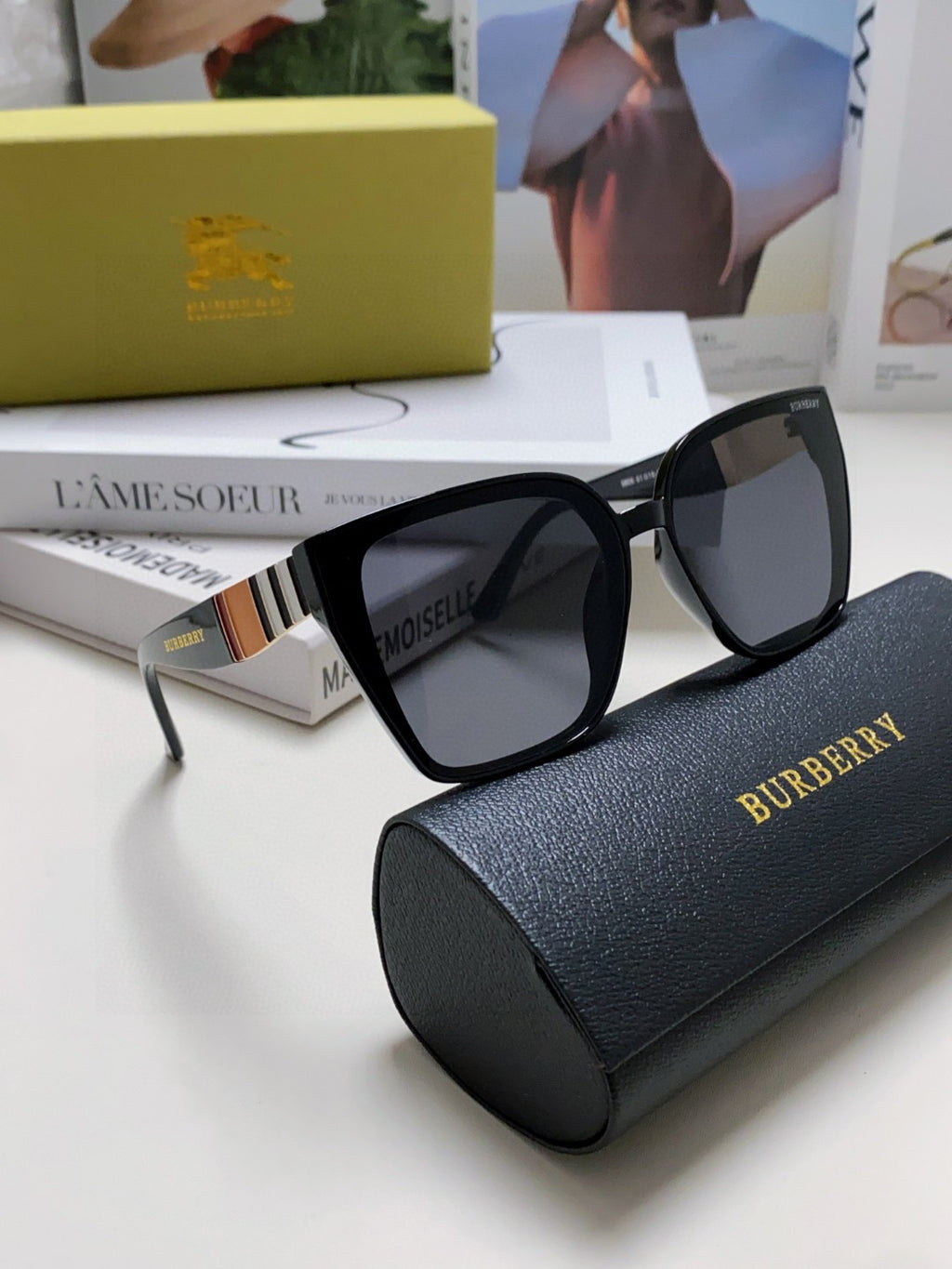 Burberry Fashion Blue Lens Sunglasses for Men & Women - 449616 - detail image 7