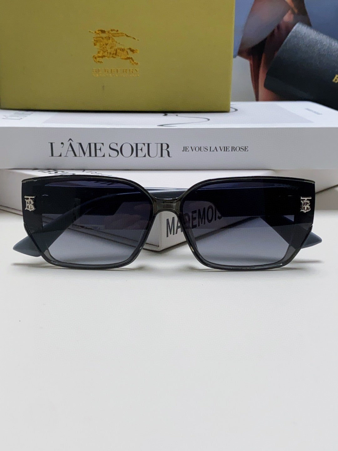 Burberry Fashion Silver Lens Sunglasses for Men & Women - 449617 - detail image 6