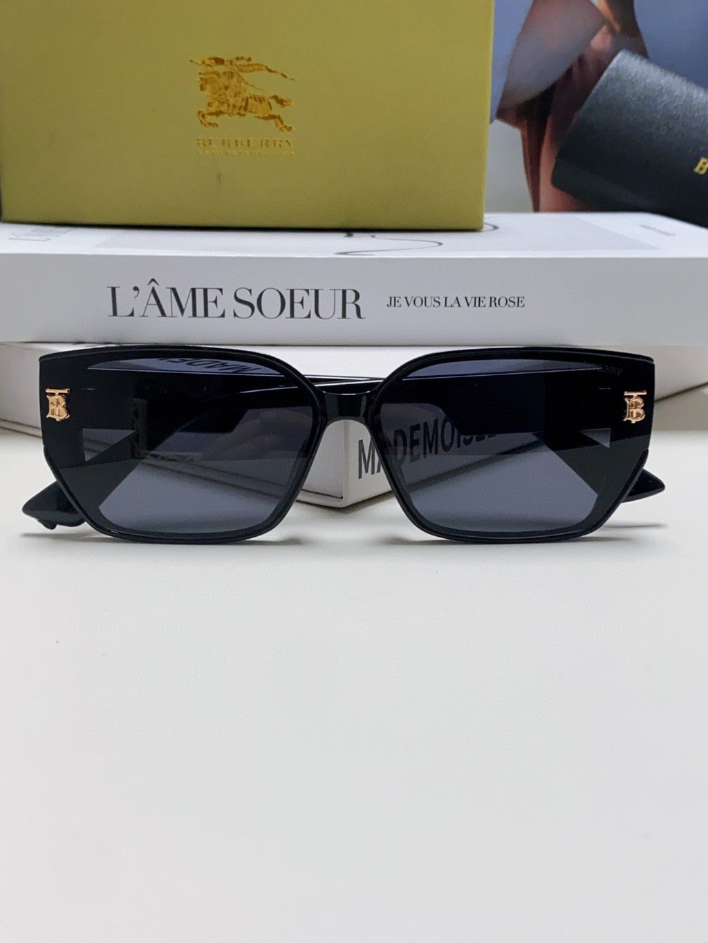 Burberry Fashion Blue Lens Sunglasses for Men & Women - 449619 - detail image 5