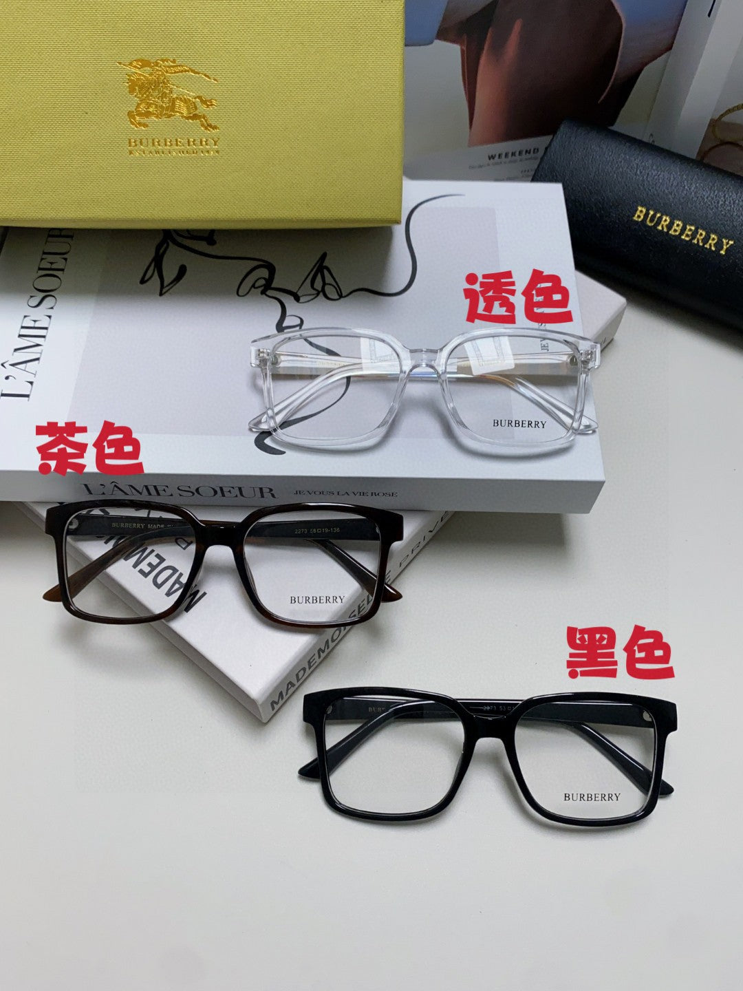 Burberry Oversized Gray Lens Sunglasses for Men & Women - 449622 - detail image 9