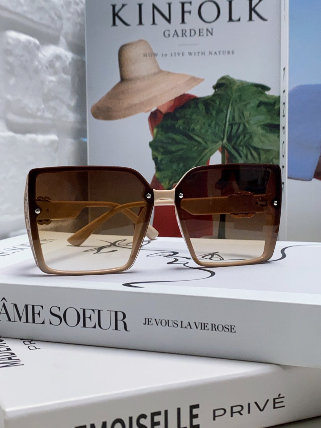Gucci Oversized Brown Lens Sunglasses for Women - 448821