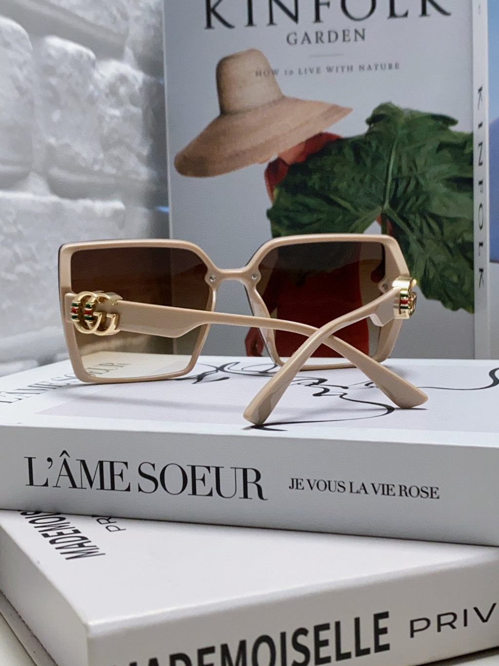 Gucci Oversized Brown Lens Sunglasses for Women - 448821 - detail image 2