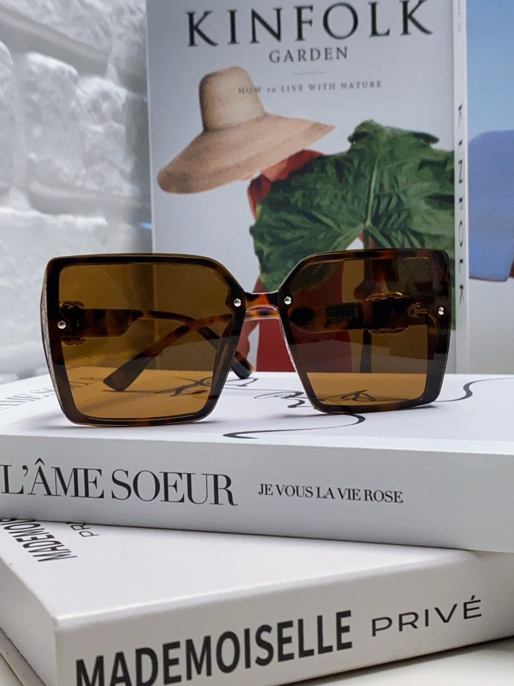 Gucci Oversized Brown Lens Sunglasses for Women - 448823