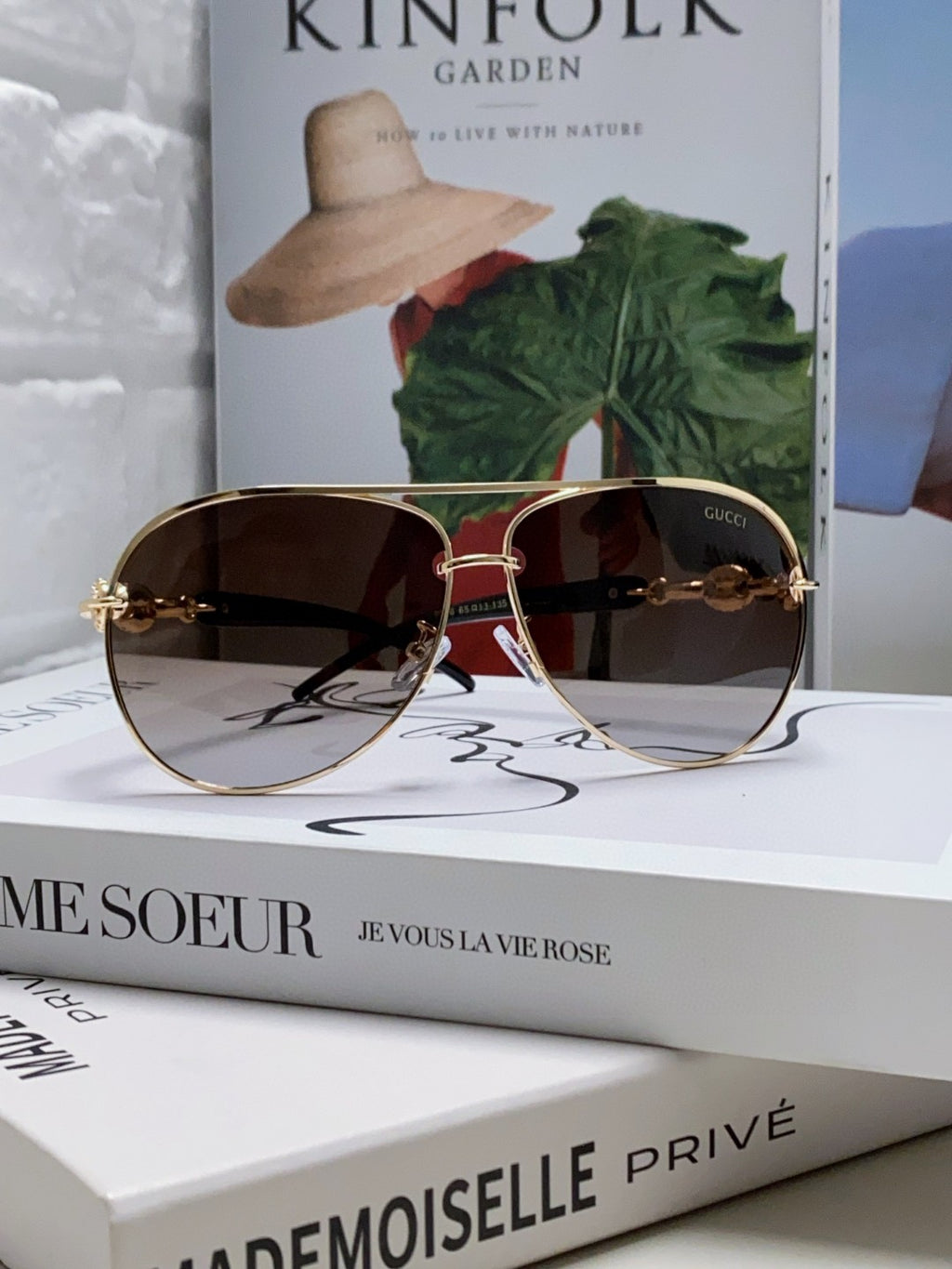 Gucci Polarized Aviator Silver Lens Sunglasses for Men & Women - 448829