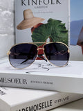 Gucci Polarized Aviator Silver Lens Sunglasses for Men & Women