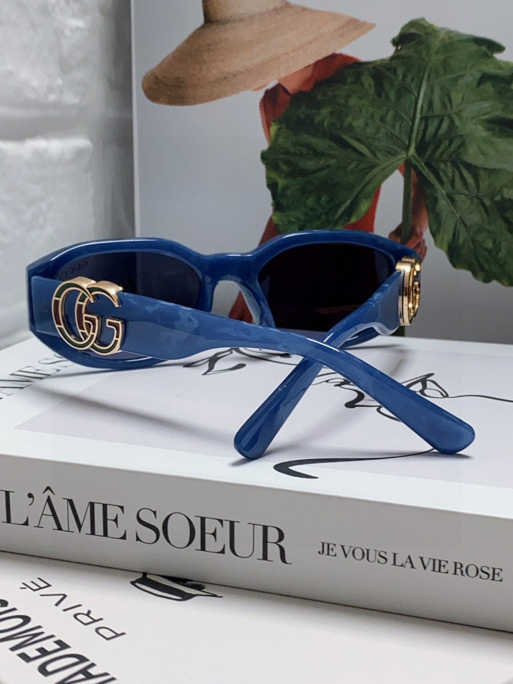 Gucci Round Blue Lens Sunglasses for Men & Women - 448810 - detail image 2