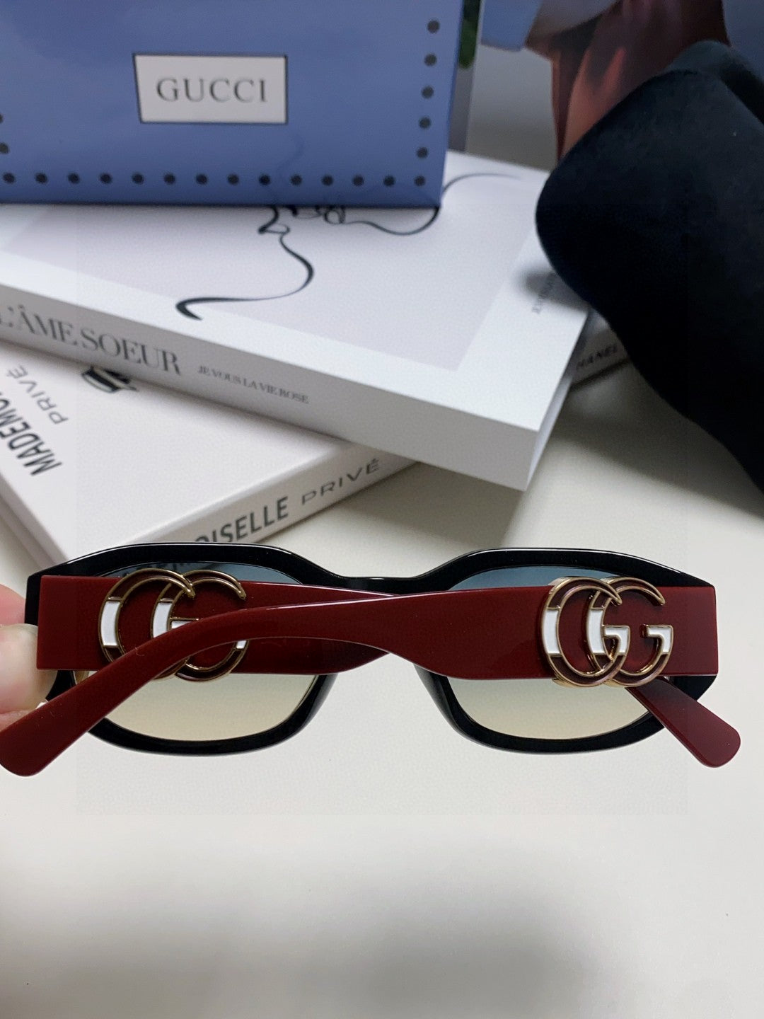 Gucci Round Silver Lens Sunglasses for Men & Women - 448811 - detail image 4