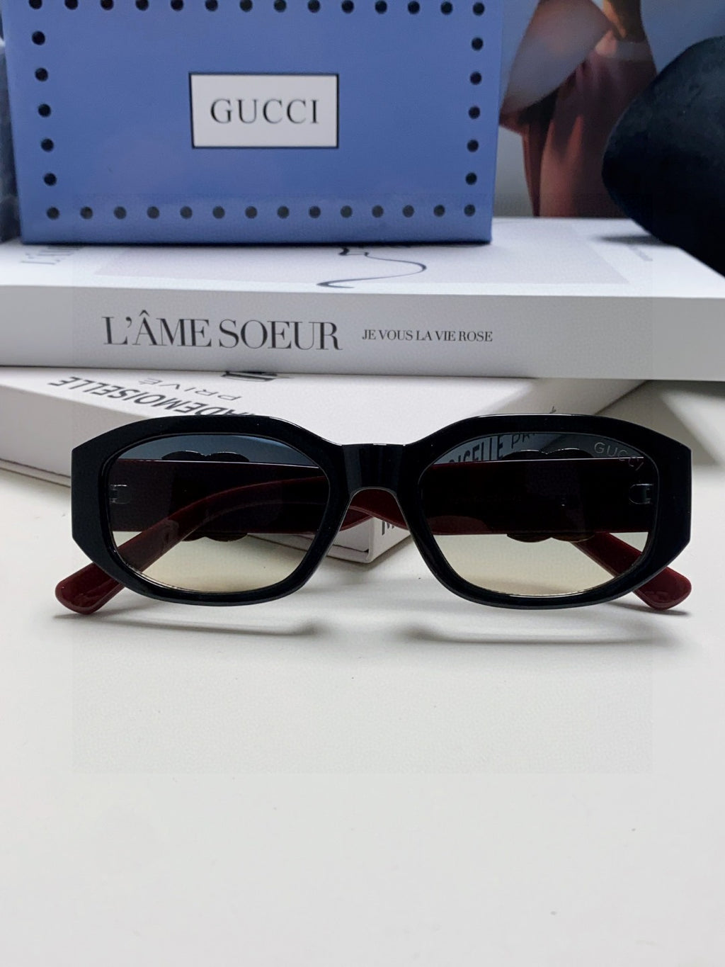 Gucci Round Silver Lens Sunglasses for Men & Women - 448811 - detail image 6