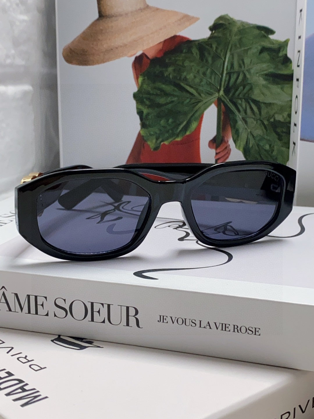 Gucci Round Blue Lens Sunglasses for Men & Women - 448813