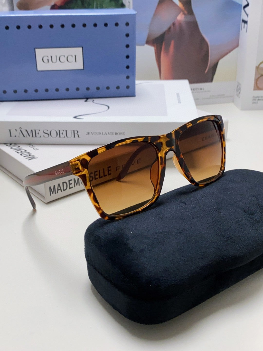 Gucci Fashion Brown Lens Sunglasses for Men & Women - 448817 - detail image 7