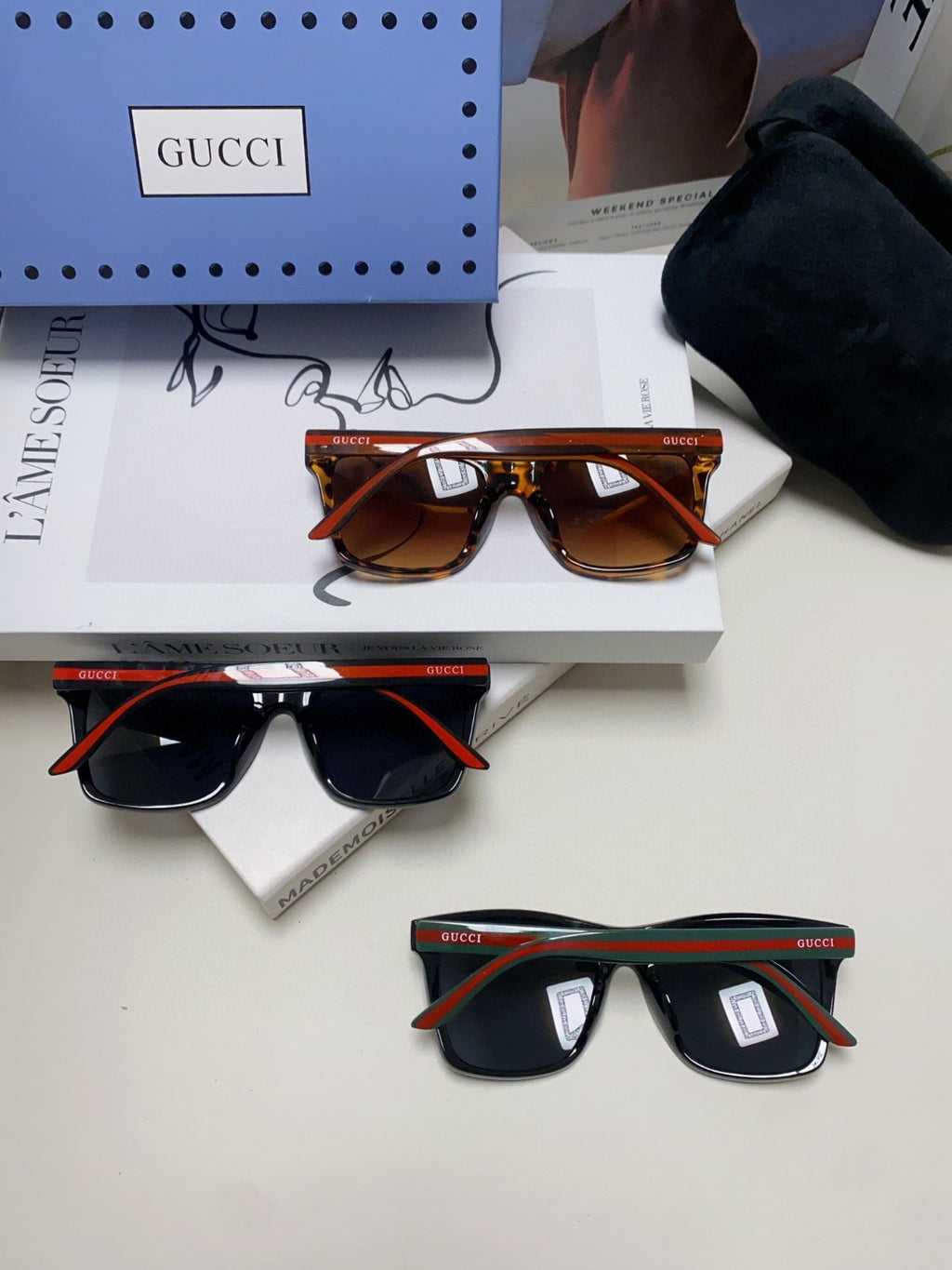 Gucci Fashion Brown Lens Sunglasses for Men & Women - 448817 - detail image 8