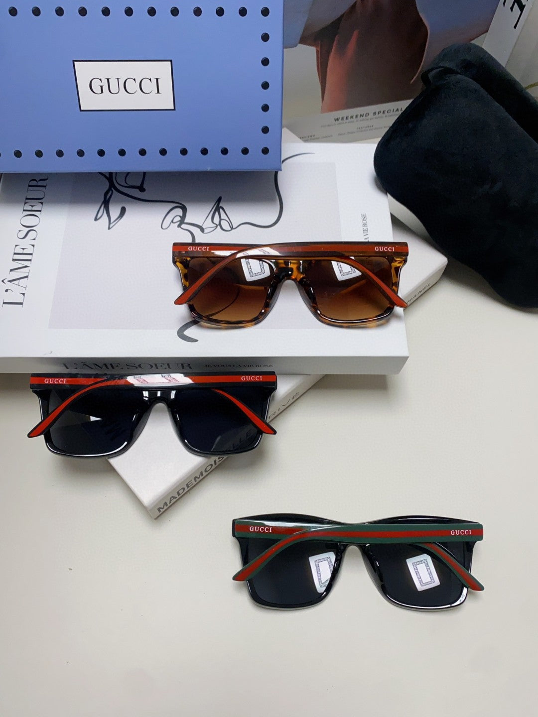 Gucci Fashion Brown Lens Sunglasses for Men & Women - 448817 - detail image 8