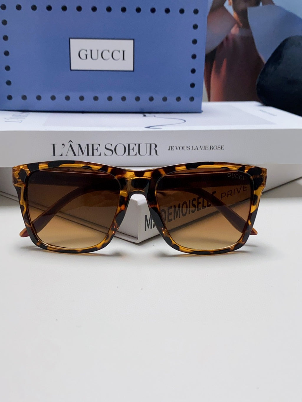 Gucci Fashion Brown Lens Sunglasses for Men & Women - 448817 - detail image 6