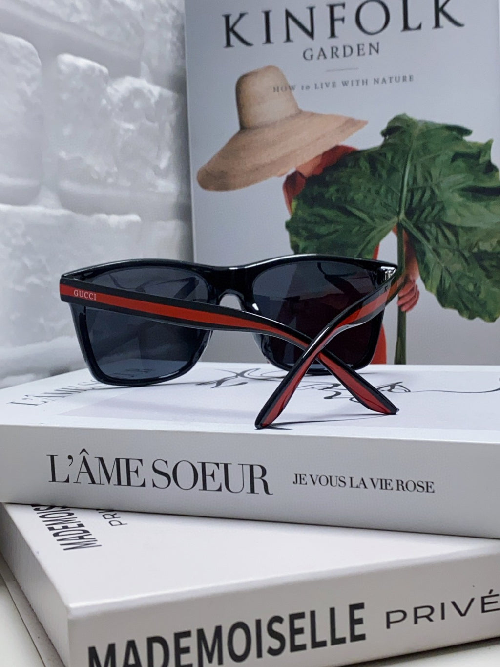 Gucci Fashion Black Lens Sunglasses for Men & Women - 448818 - detail image 2