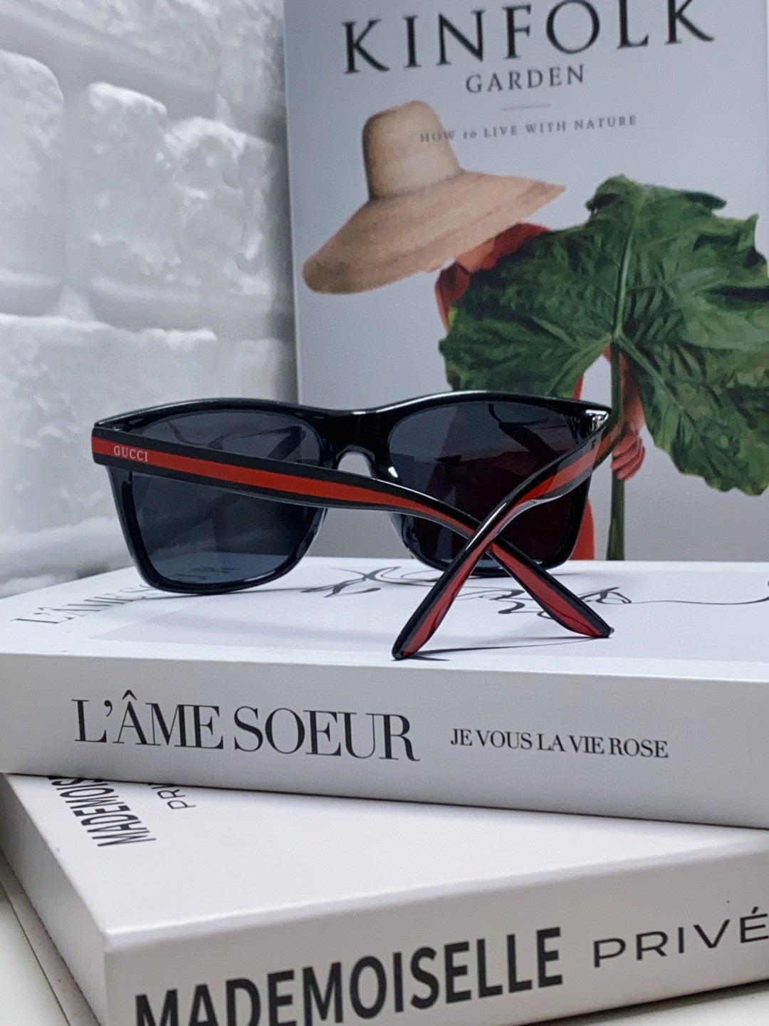 Gucci Fashion Black Lens Sunglasses for Men & Women - 448818 - detail image 2