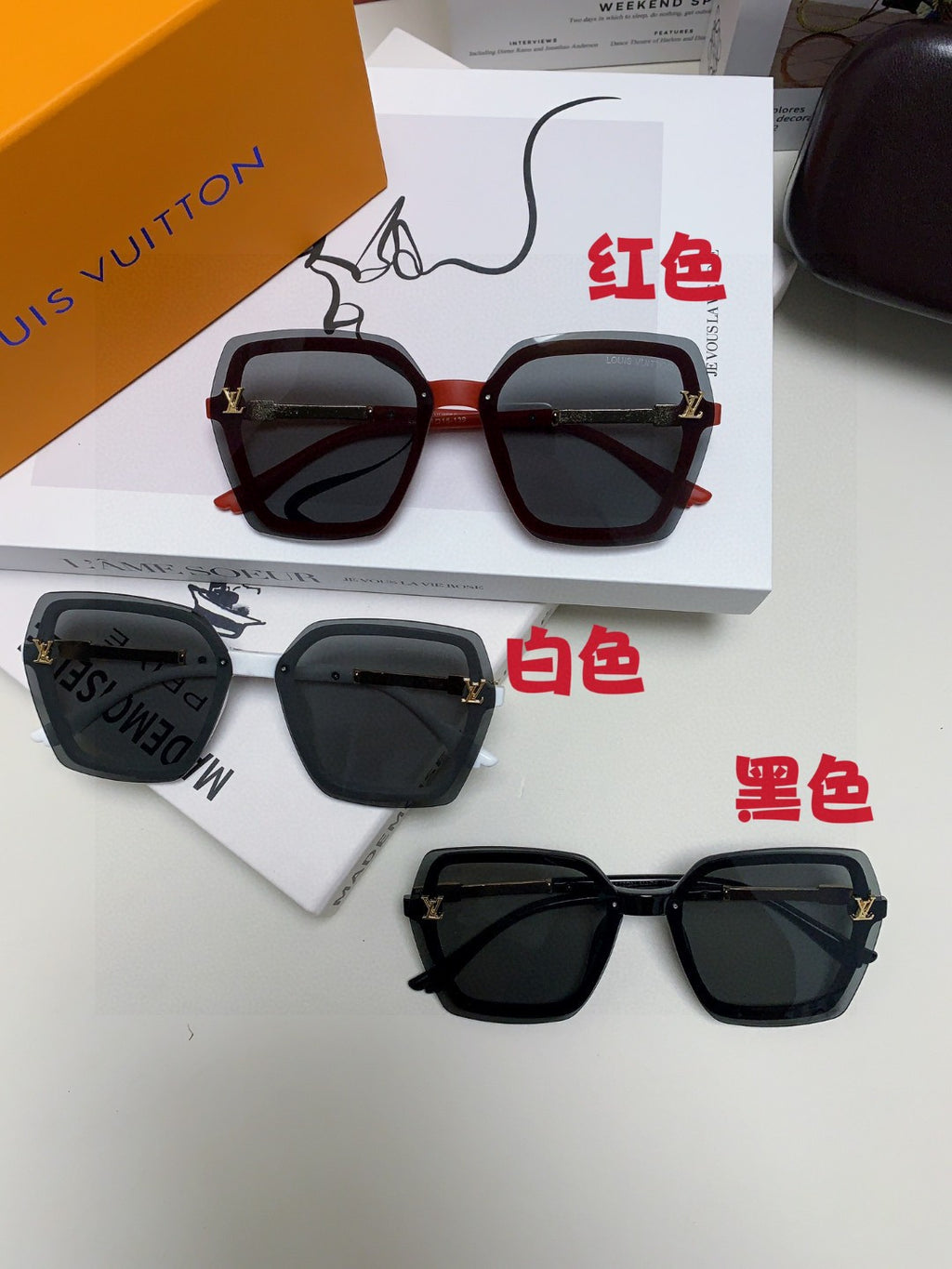 Louis Vuitton Fashion Gray Lens Sunglasses for Men & Women - 448631 - detail image 8