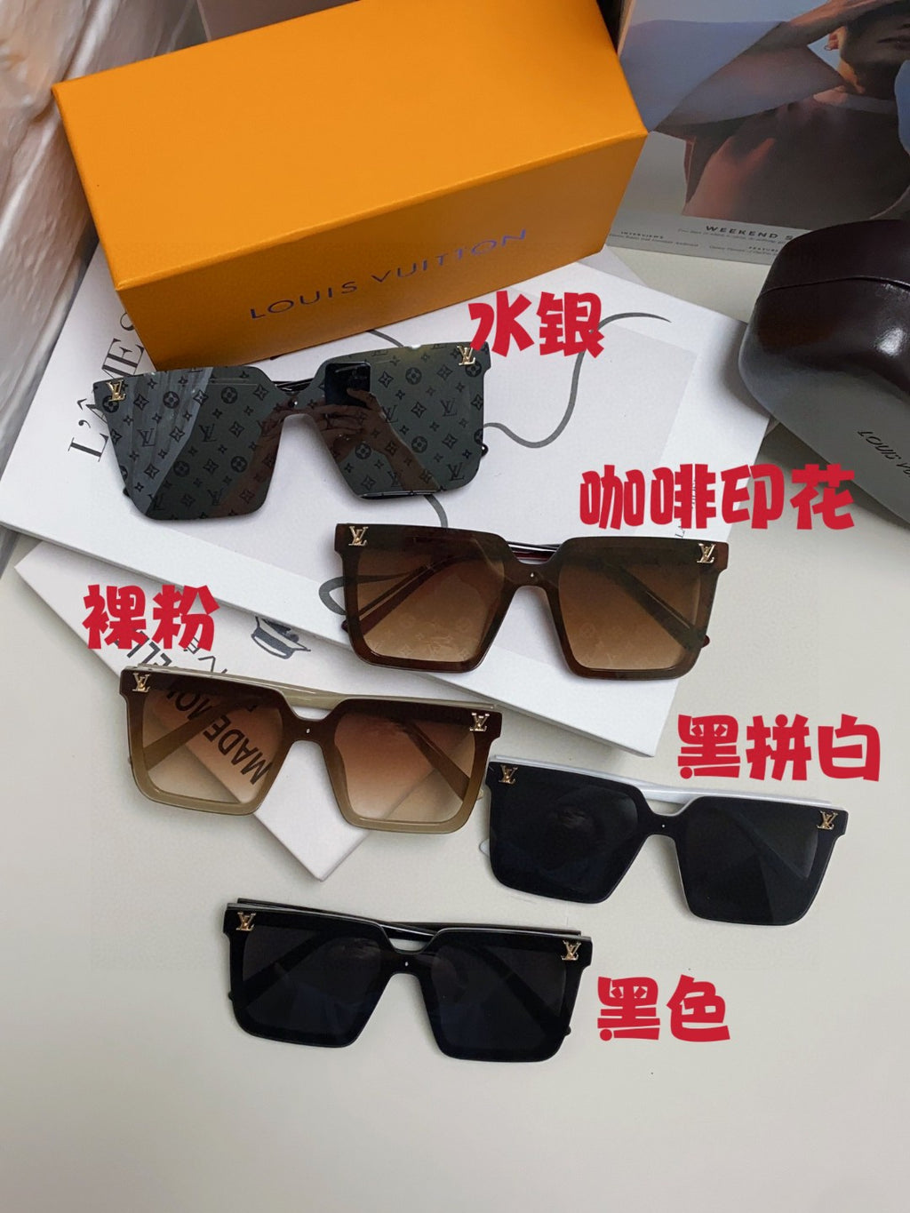 Louis Vuitton Fashion Gray Lens Sunglasses for Men & Women - 448641 - detail image 9