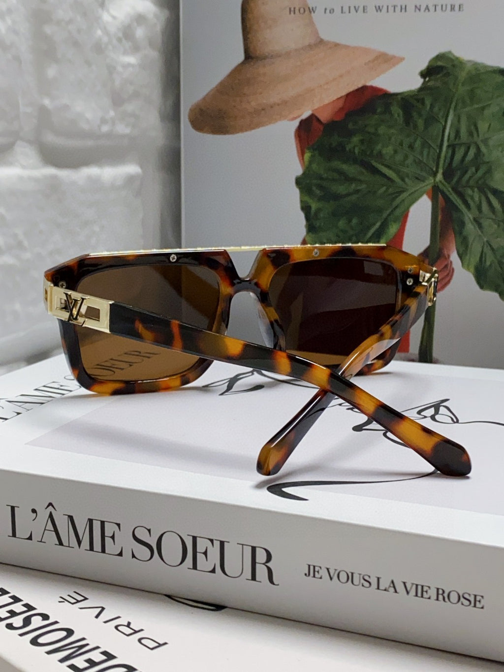 Louis Vuitton Fashion Brown Lens Sunglasses for Men & Women - 448644