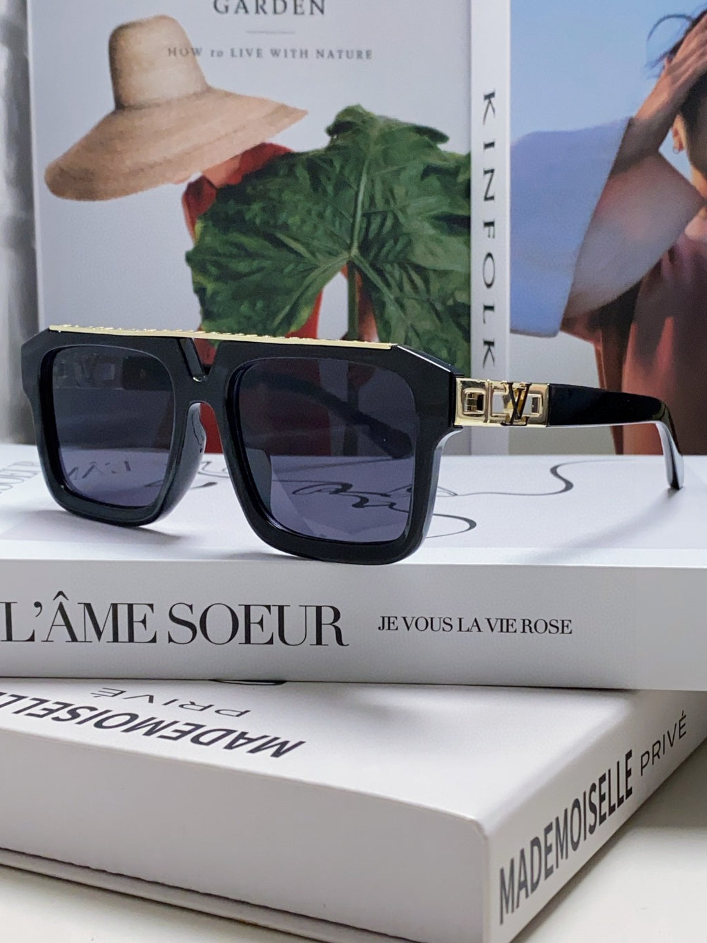 Louis Vuitton Fashion Gold Lens Sunglasses for Men & Women - 448646 - detail image 2