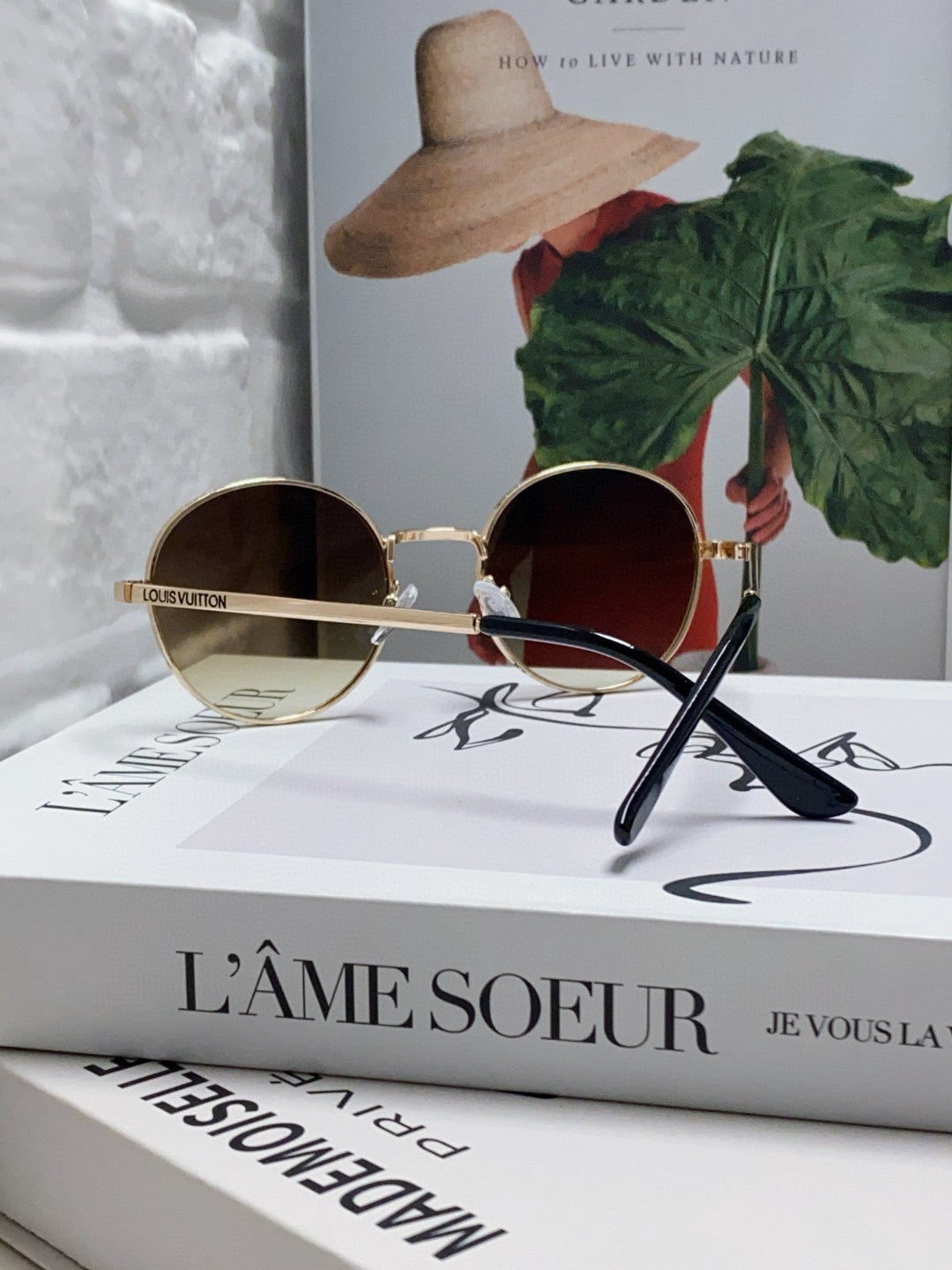 Louis Vuitton Metal Fashion Gray Lens Sunglasses for Men & Women - detail image 2