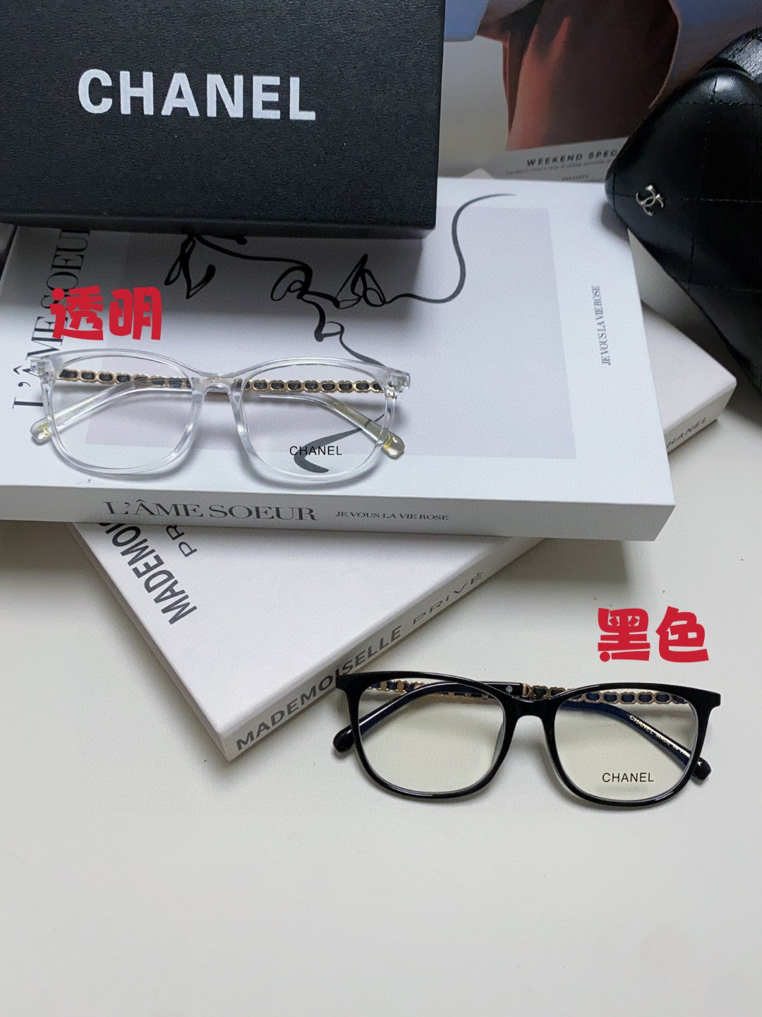Chanel Blue-Light Oversized Gray Lens Sunglasses for Men & Women - detail image 9