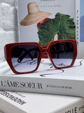Chanel Square Red Lens Sunglasses for Men & Women - 448898