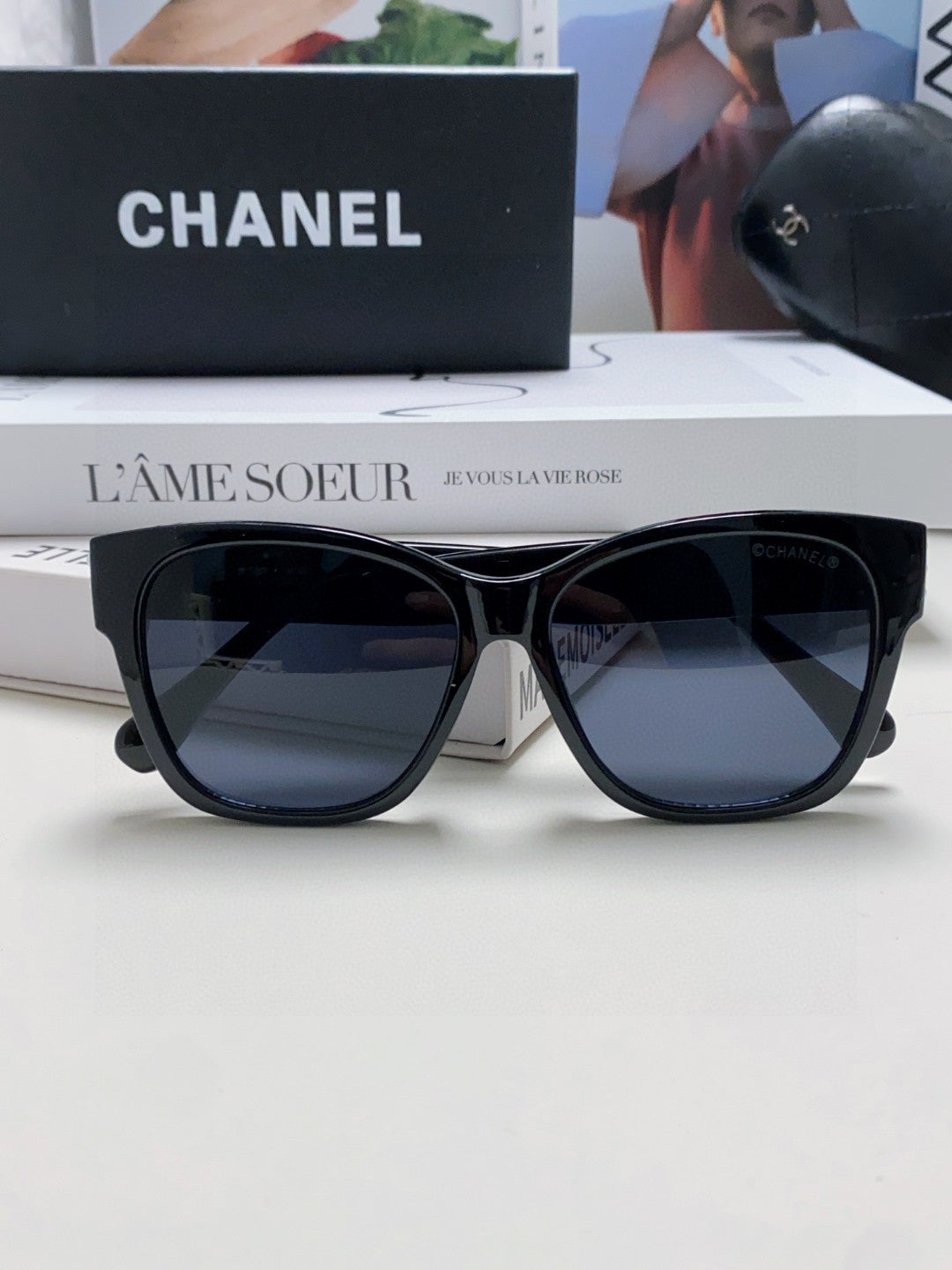 Chanel Polarized Fashion Blue Lens Sunglasses for Men & Women - 448902 - detail image 6