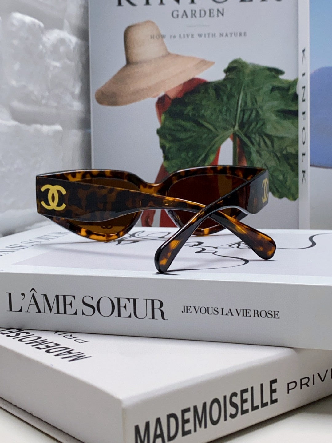 Chanel Cat-Eye Brown Lens Sunglasses for Women - detail image 2