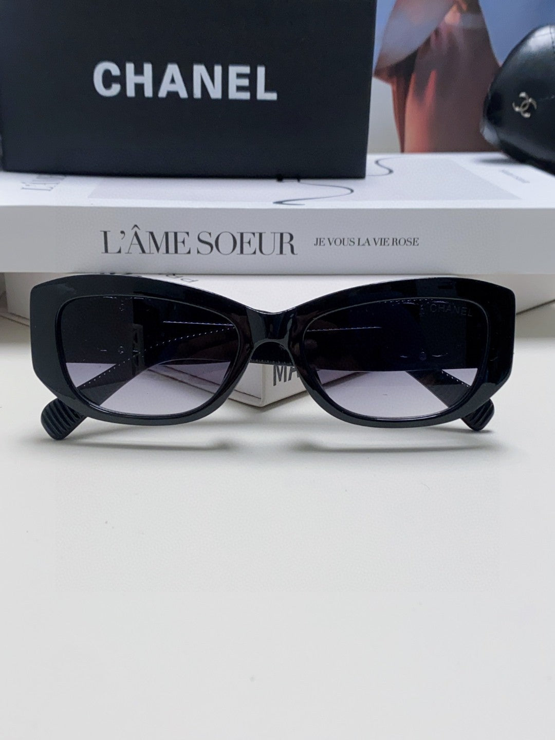 Chanel Fashion Brown Lens Sunglasses for Men & Women - 448906 - detail image 5