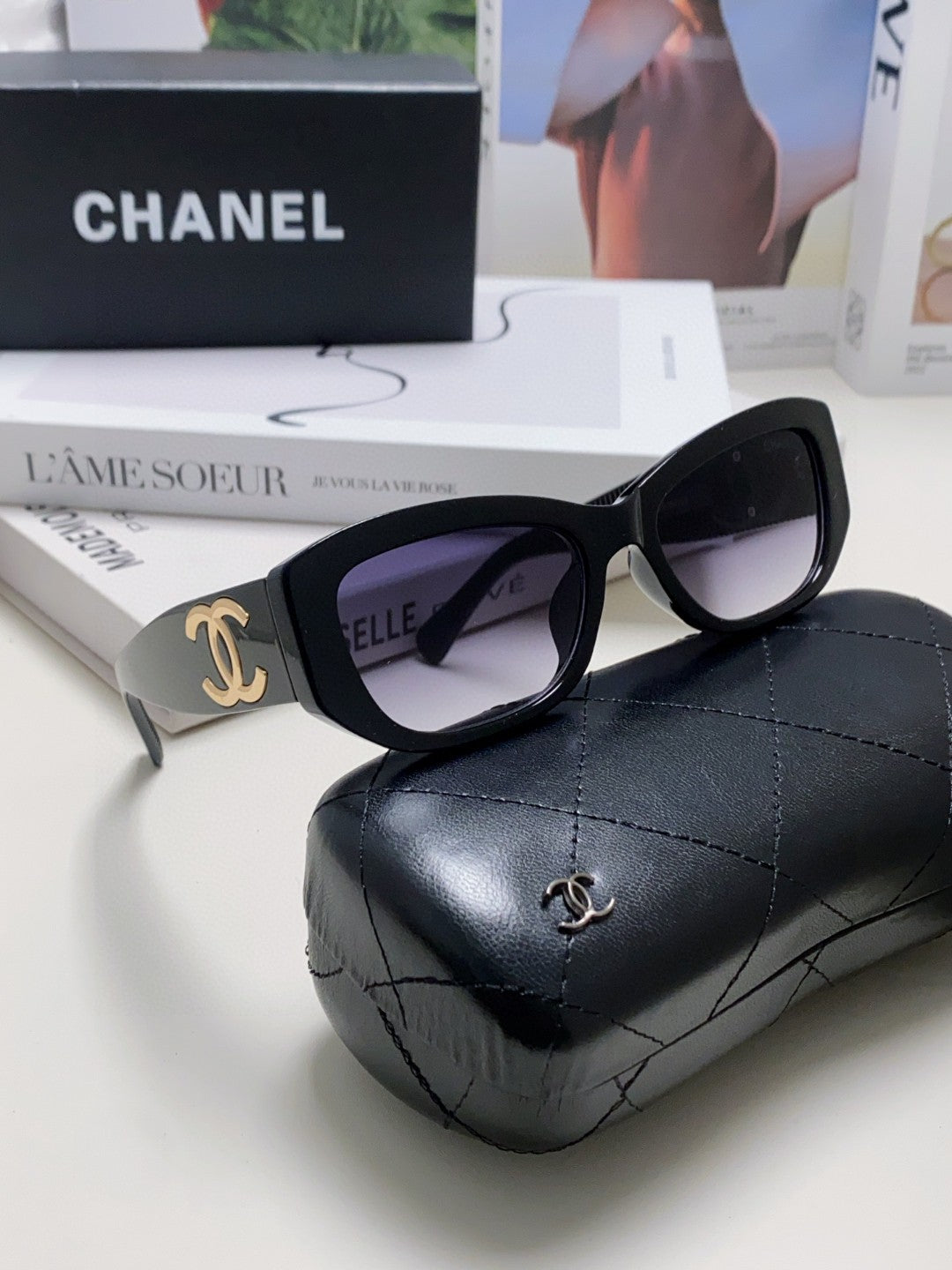 Chanel Fashion Brown Lens Sunglasses for Men & Women - 448906 - detail image 6