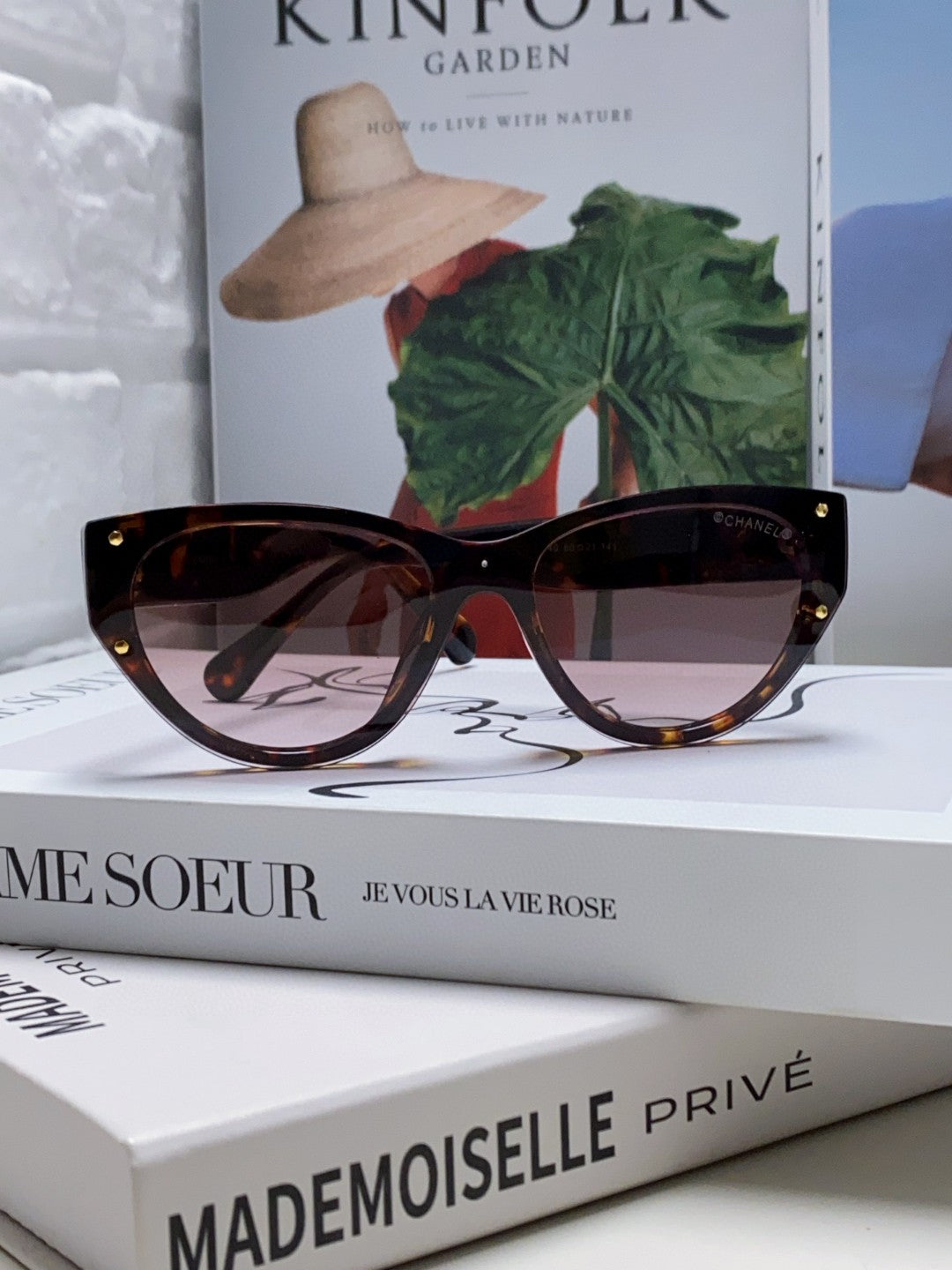 Chanel Round Silver Lens Sunglasses for Women