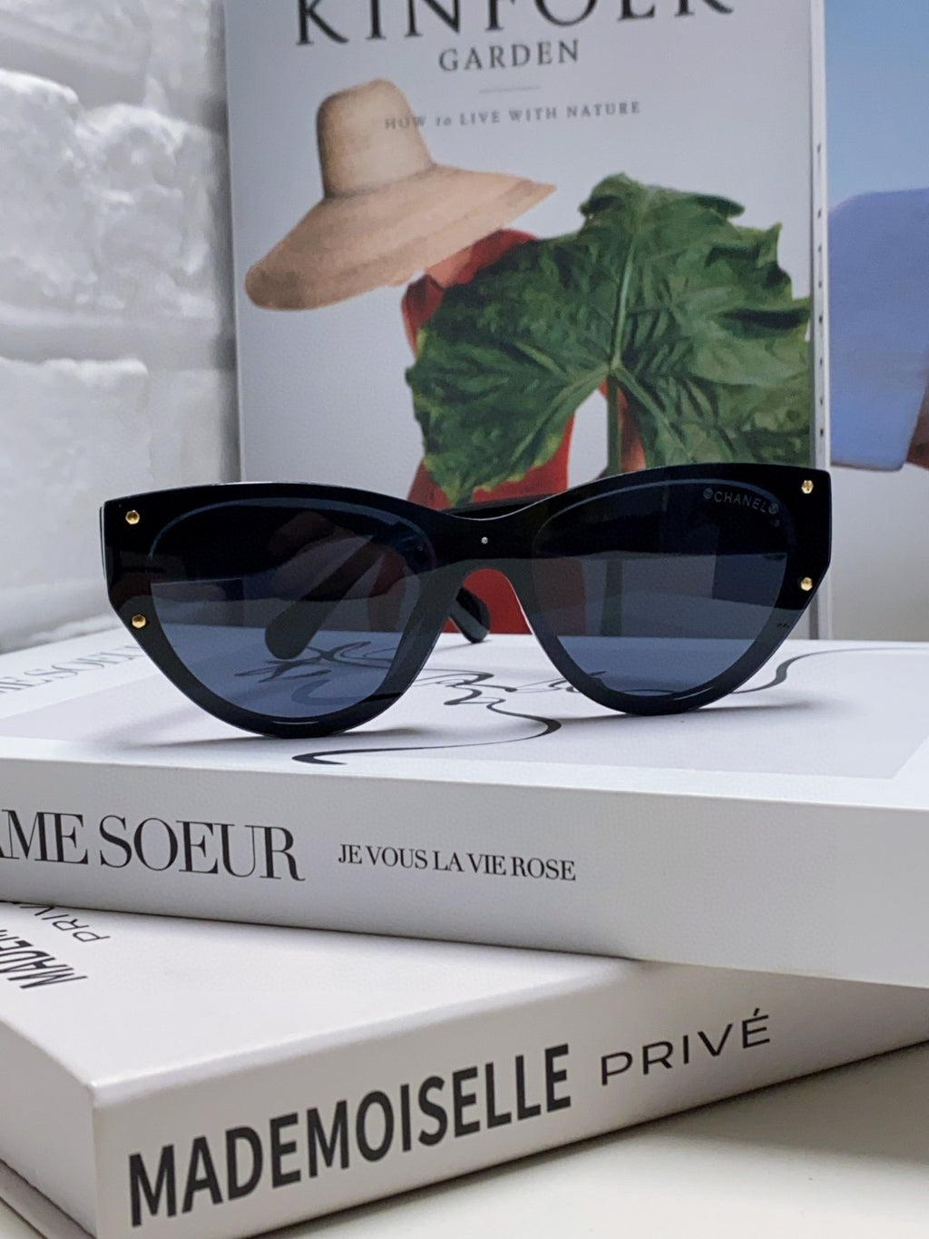 Chanel Round Blue Lens Sunglasses for Women