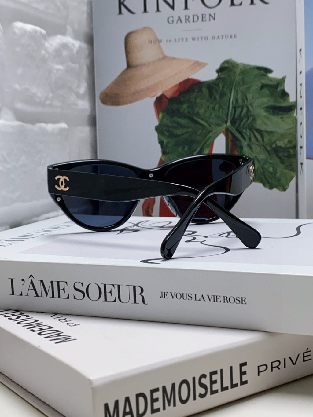 Chanel Round Blue Lens Sunglasses for Women - detail image 2