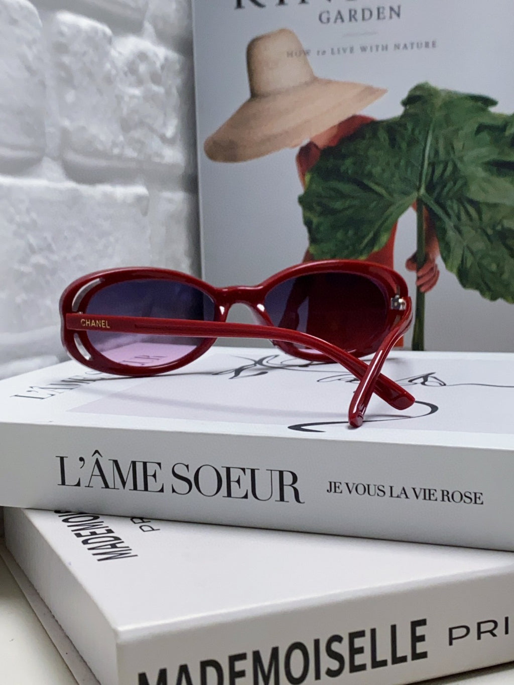 Chanel Cat-Eye Red Lens Sunglasses for Men & Women - detail image 2
